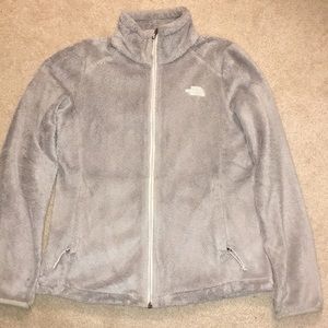 Gray North Face jacket